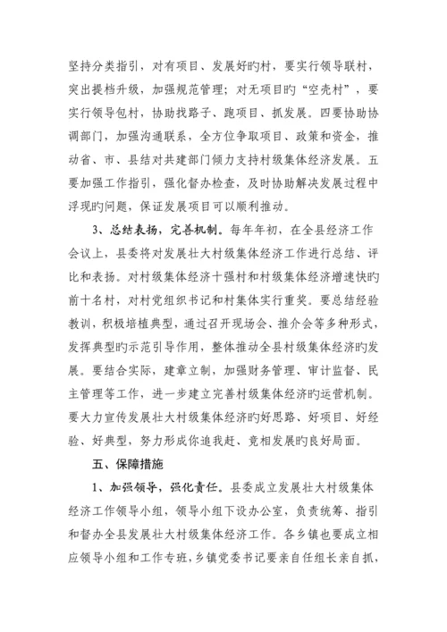 发展壮大村级集体经济的实施专题方案.docx
