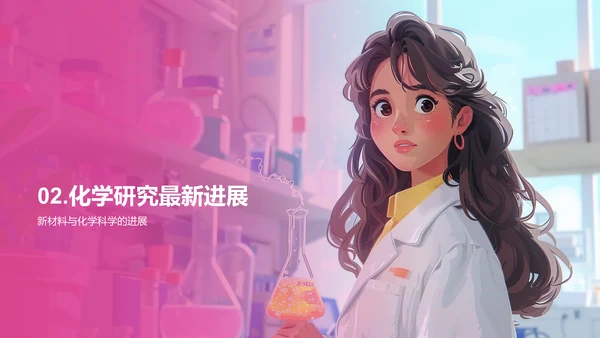 化学研究进展PPT模板