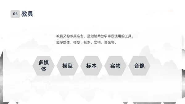 墨色水墨中国风课程思政教学设计课件PPT思政课