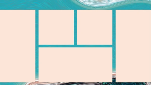 蓝色大海毕业季相册ppt模板