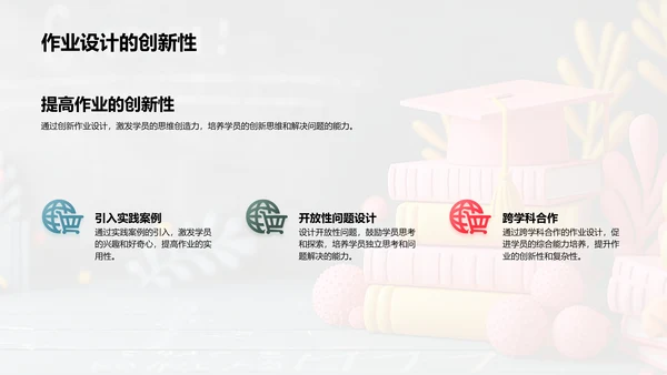 优化教学作业PPT模板