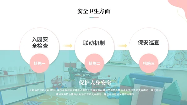 简约多彩幼儿园工作汇报工作总结年终总结幼儿园介绍ppt模板
