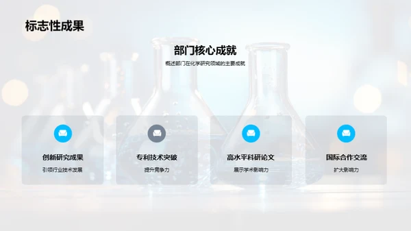 化研部门力量崭露