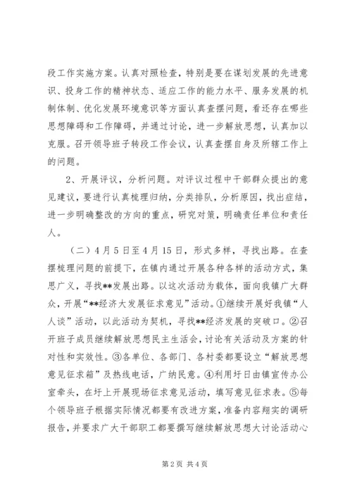 解放思想大讨论活动第二阶段工作方案 (3).docx