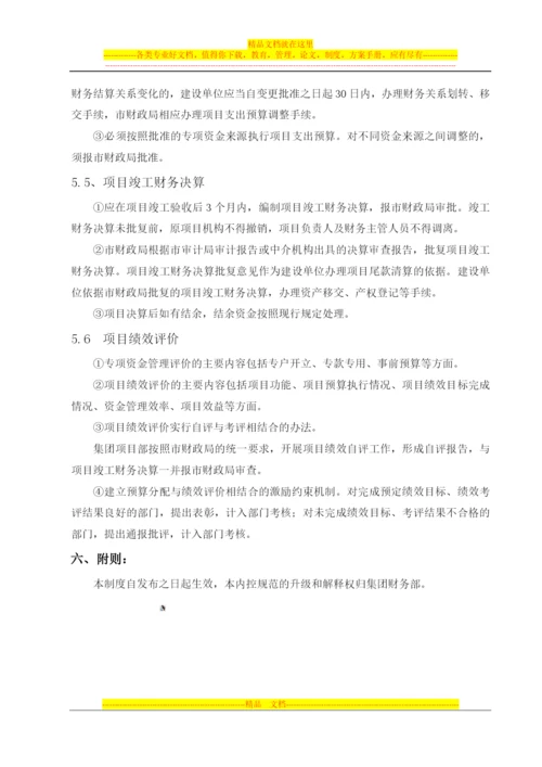 集团企业财政专项资金管理制度.docx