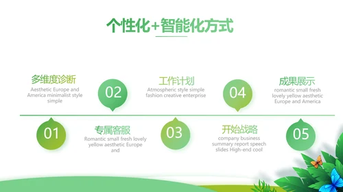 绿色清新乡村振兴动态PPT模板