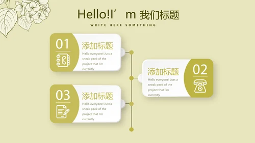 绿色小清新美容护肤宣传动态PPT