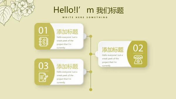 绿色小清新美容护肤宣传动态PPT