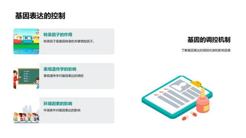 高中遗传学教学PPT模板