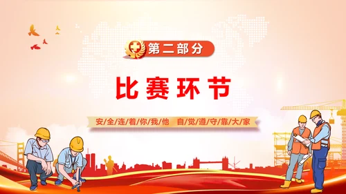 安全生产月知识竞赛PPT模板