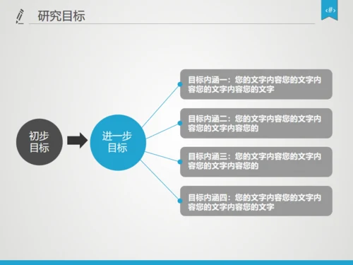 严谨实用论文答辩开题报告动态通用PPT模板
