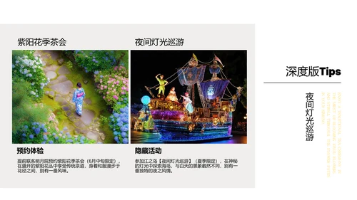 现代简约风日本镰仓旅游攻略PPT模板