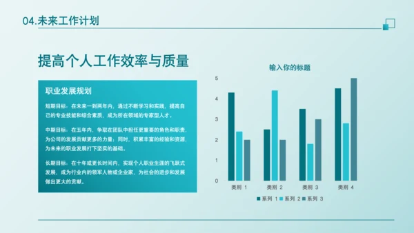 蓝色商务风年中总结汇报PPT