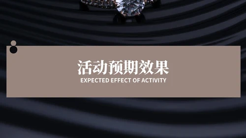 黑色画册风珠宝首饰元旦促销方案PPT模板