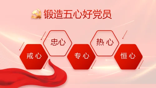 红色大气纪律检查委员会工作条例动态PPT模板