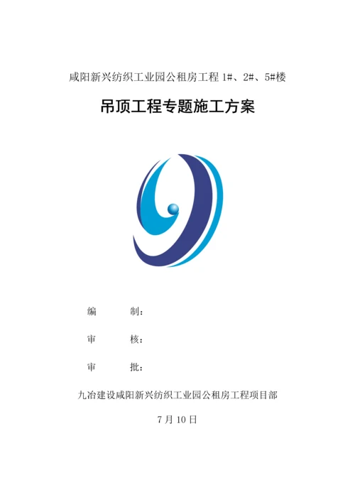 吊顶综合重点工程综合标准施工专业方案.docx