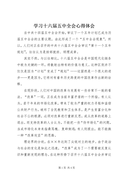 学习十六届五中全会心得体会 (7).docx