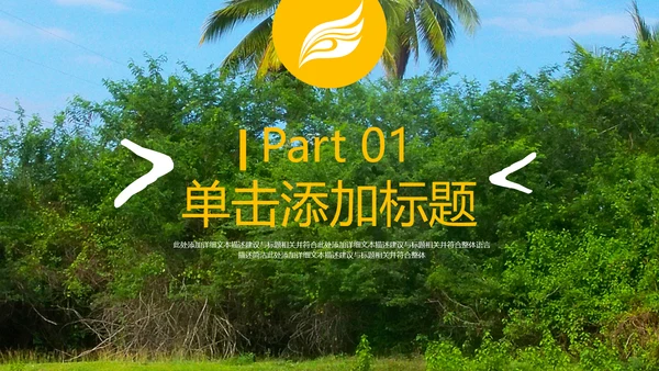 欧美风海南三亚旅游旅行社宣传PPT模板