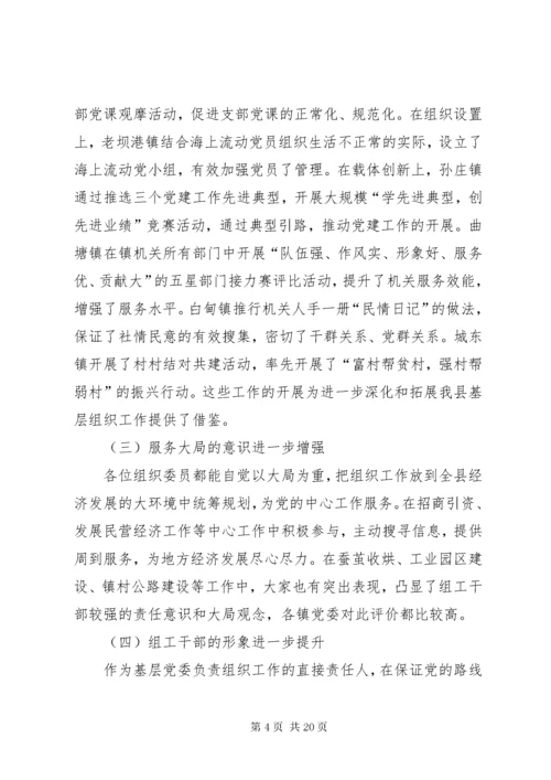党建工作述职点评意见对党支部书记述职点评.docx