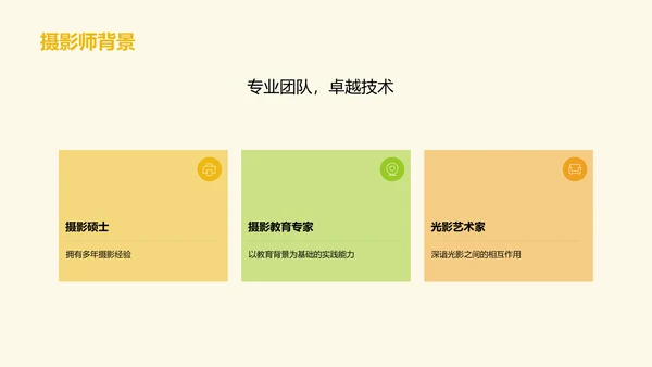 黄色简约婚纱摄影策划PPT模板