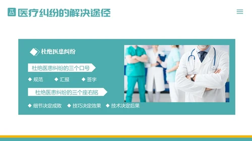 医疗纠纷防范应对处理医院医生护士医疗培训PPT课件预防