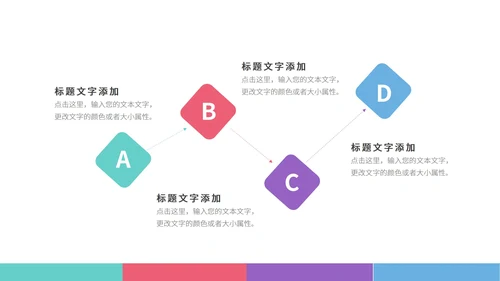 白色微立体季度总结汇报PPT模板