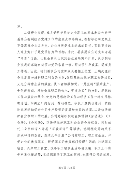 对XX县区非公有制经济组织党建工作的探索与实践 (2).docx