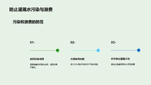 农田灌溉技术分享