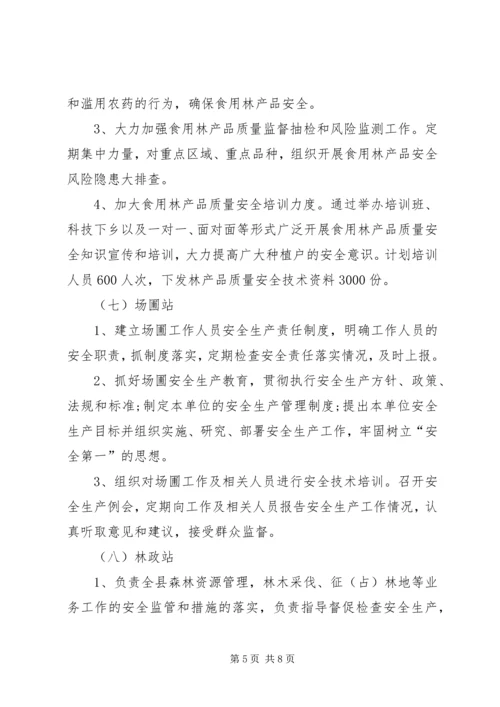 林业局安全生产监督检查计划.docx