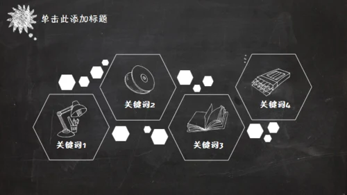 黑板风格创意教学课件通用PPT模板