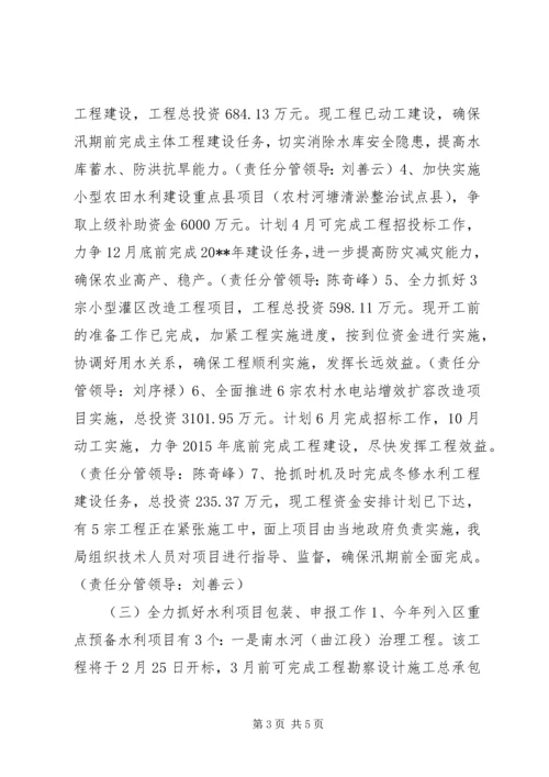 水务局水利建设工作计划.docx