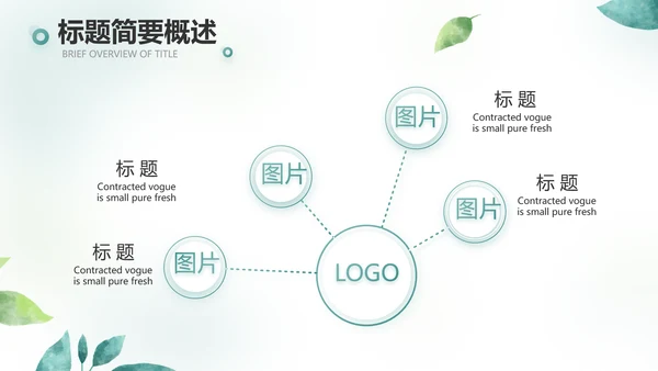 手绘小清新年终工作总结汇报PPT模板