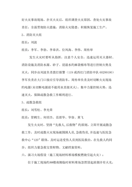 施工现场消防演习方案.docx