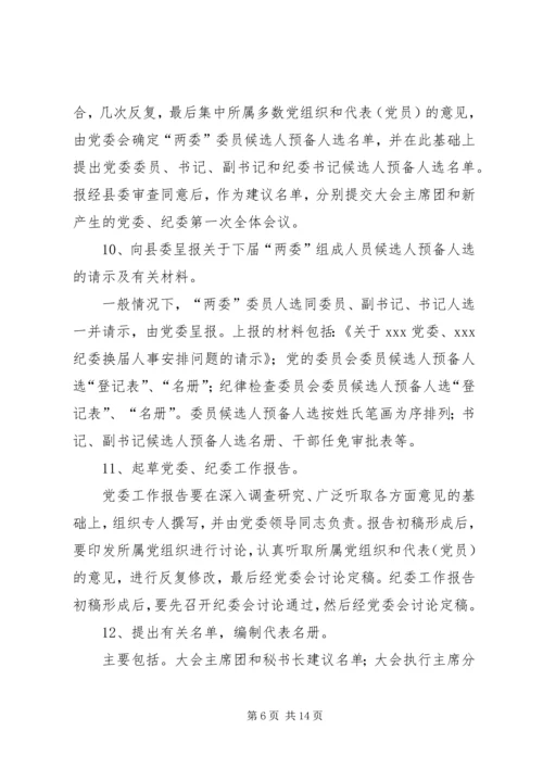 县乡镇党委换届XX县区党代表选举工作会议培训讲话.docx