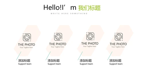 绿色小清新个人工作总结述职通用PPT动态模板