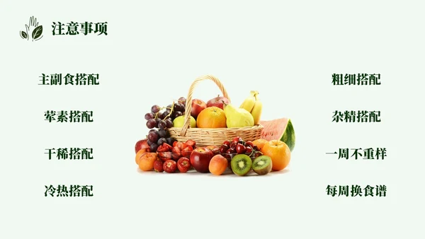 简约营养师培训实拍果蔬中国居民膳食指南PPT模板全民营养周