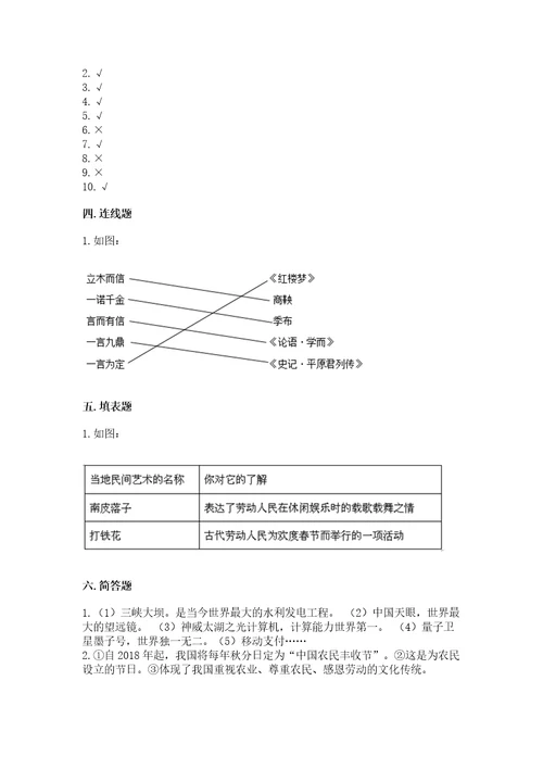 部编版四年级下册道德与法治期末测试卷附答案