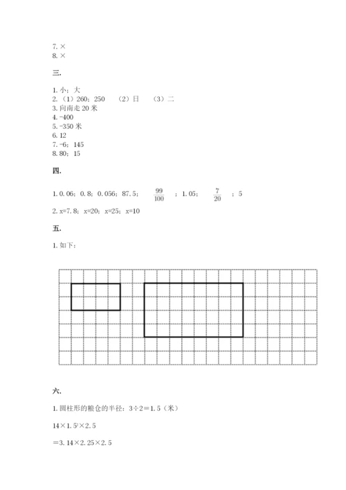 小学六年级升初中模拟试卷及参考答案【培优a卷】.docx