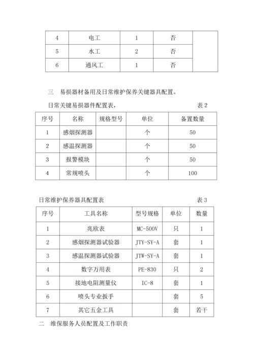 消防维保优质项目实施专业方案.docx