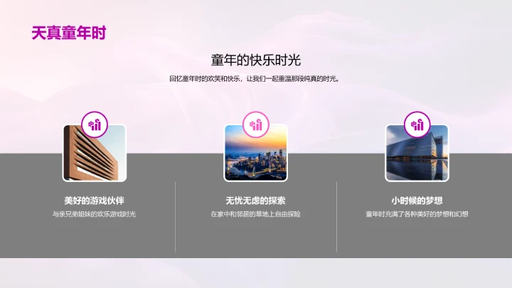 寿星生日回顾展PPT模板