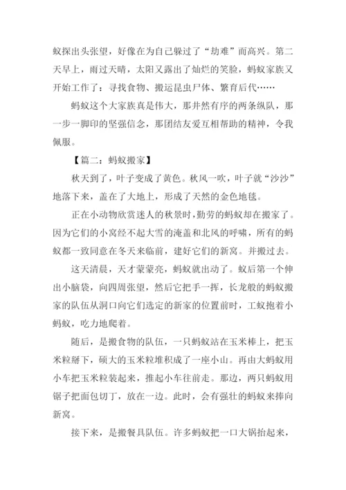 蚂蚁搬家作文.docx