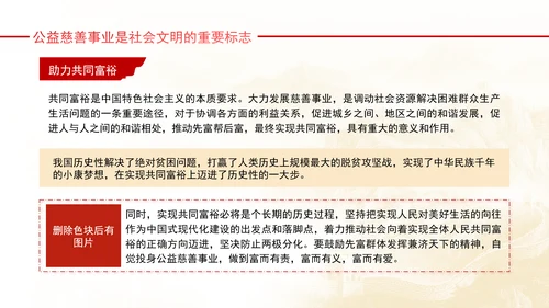 健全保障改善民生着力发展新时代公益慈善事业党课