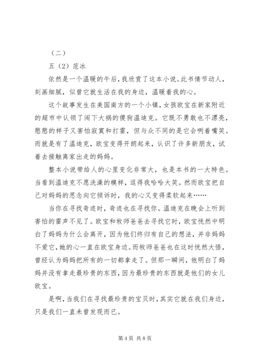 傻狗温迪克读后感.docx