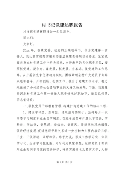 村书记党建述职报告 (3).docx