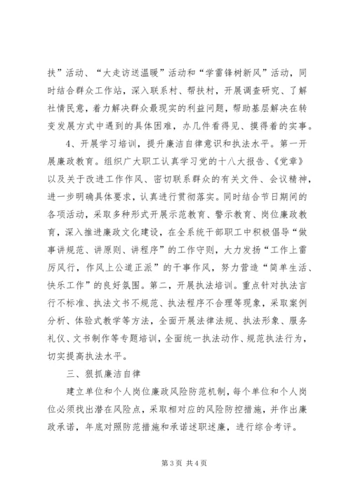 交通局党风廉政建设工作计划.docx