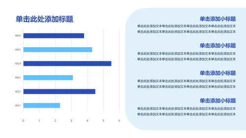 蓝色简约企业年中述职PPT模版