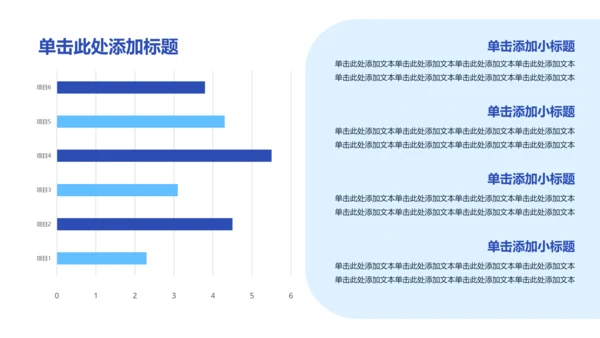蓝色简约企业年中述职PPT模版