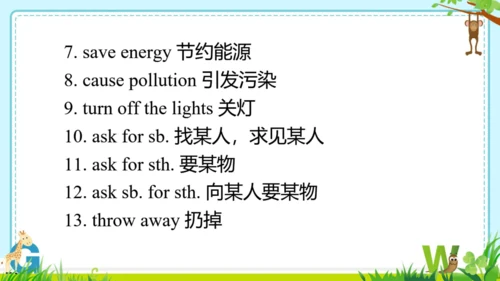 外研版九上本册综合-module 12 Save our world 知识点复习