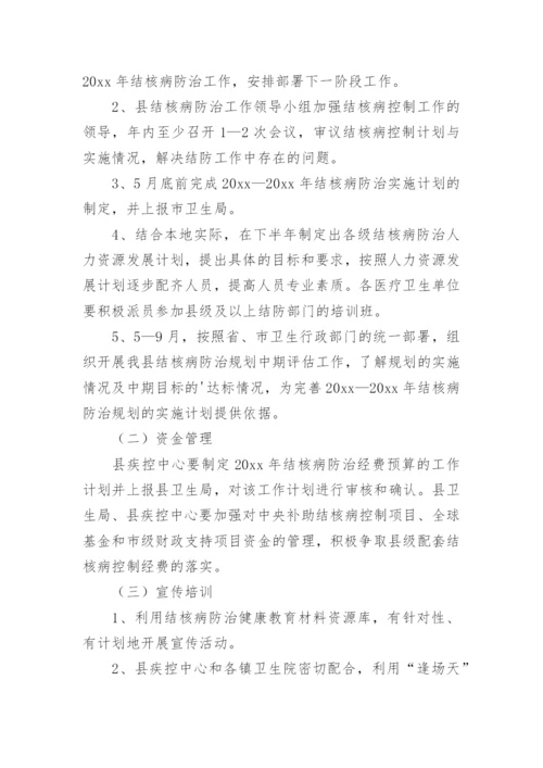 结核病工作计划.docx