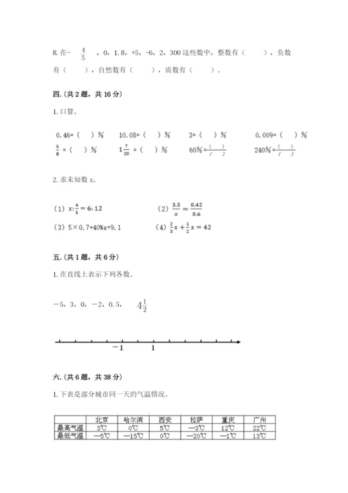 河北省【小升初】2023年小升初数学试卷精品（必刷）.docx